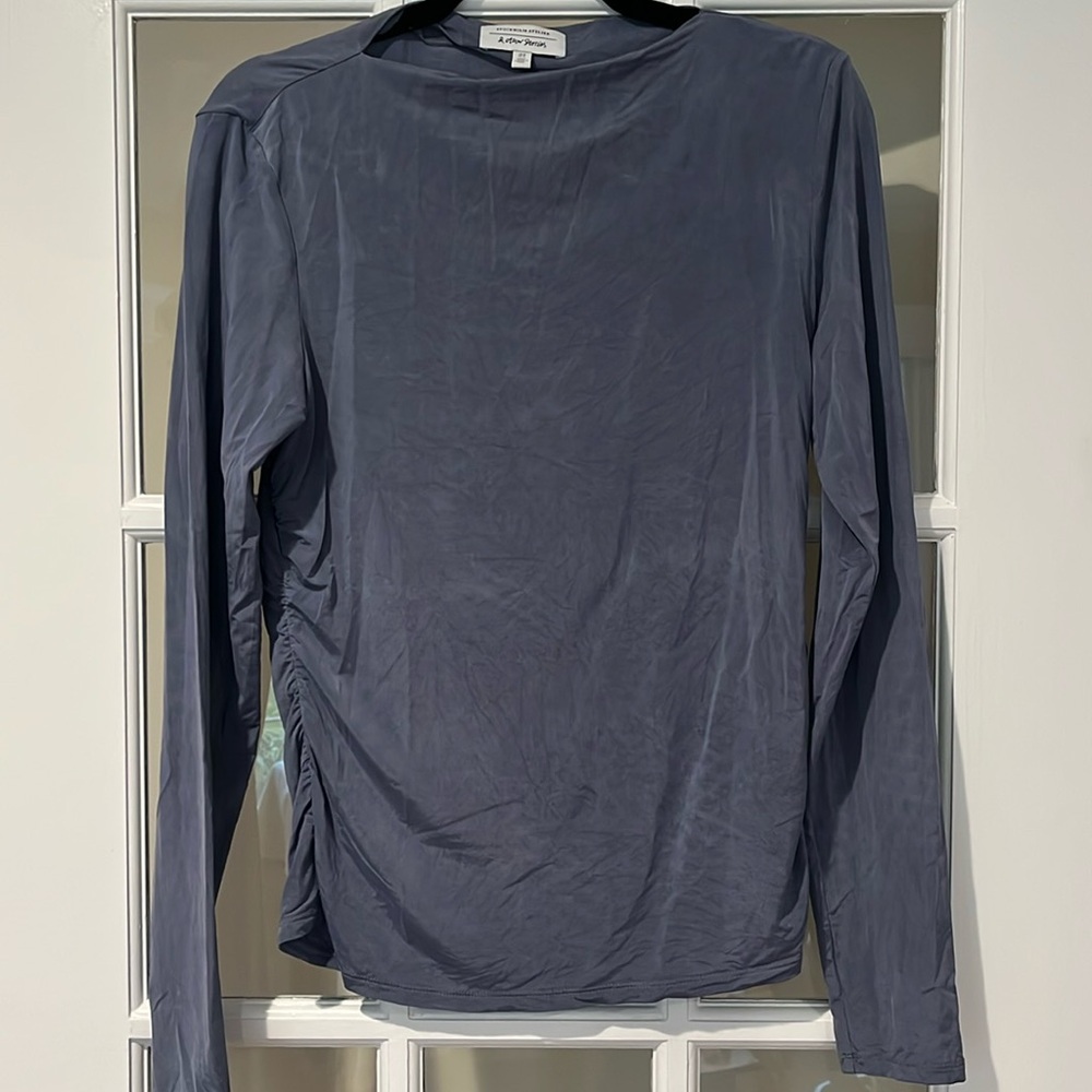 Ruched long sleeve top